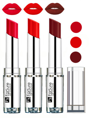 

Forsure Best Collection Velvet Matte Lip Color Combo at Wholesale Rate(Ruby Red,Orange,Wine, 12 g)