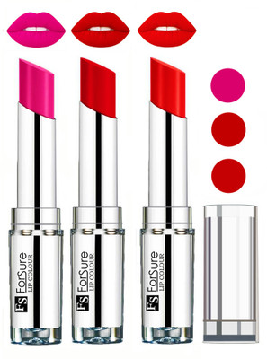 

Forsure Best Collection Velvet Matte Lip Color Combo at Wholesale Rate(Rose Pink,Romantic Red,Orange, 12 g)