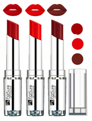 

Forsure Best Collection Velvet Matte Lip Color Combo at Wholesale Rate(Sweet Red,Orange,Wine, 12 g)
