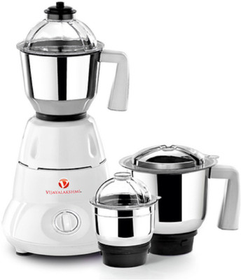 

Vijayalakshmi UTE 550W 550 Mixer Grinder(White, 3 Jars)
