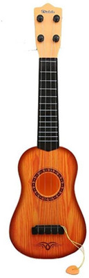 

TOYGALAXY 18" 4-String Acoustic Guitar Learning Kids Toy 57 cm (Brown)(Brown)