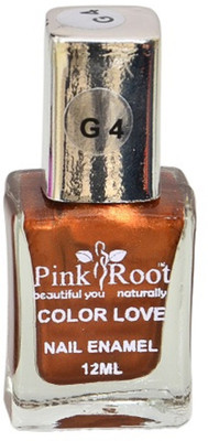 

Pink Root GLOSSY NAIL PAINTS G-NO.4 BROWN
