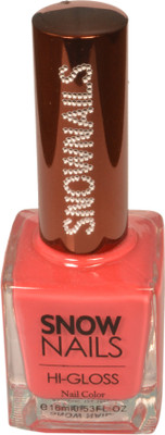 Snow Nails Nail Polish Off Orange
