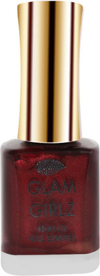 

Glam Girlz nailpaint shiny mahroon