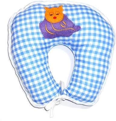 

EasyShop U shape Cotton_Cartoon Neck Support baby Pillow for Children,made with best quality fabric with good looking_Pack of 1, Neck Pillow(BLUE)