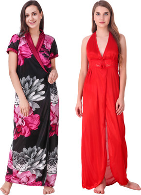 KEOTI Women Robe(Black)