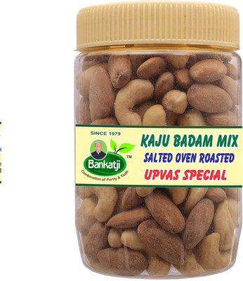 

bankatji ROASTED ALMOND & CASHEW SALTED - UPVAS SPECIAL 250 GM Assorted Nuts(250 g, Plastic Bottle)