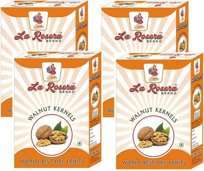 

La Rosera Walnut Kernel 200g Pack of 4 Walnuts(800 g, Vacuum Pack)