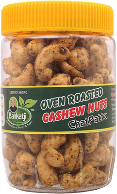 

bankatji Roasted Cashew Nuts - ChatPata (Digestive) Masala - 250 Gm Cashews(250 g, Box)