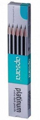 

Apsara PLATINUM SUPER DARK PENCIL EXTRA FINE WRITING Pencil(Set of 10, Black)