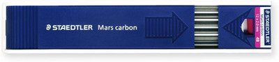

Staedtler Mars Carbon Lead 2mm 4B Pack of 12 Lead for Pencil(Multicolor)