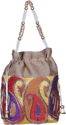 

Mahadev Exports Multicolor Potli with handle Potli(Multicolor)