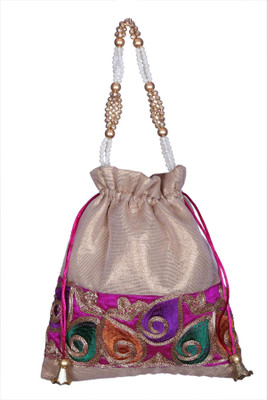 

Mahadev Exports Multicolor Potli with handle Potli(Multicolor)