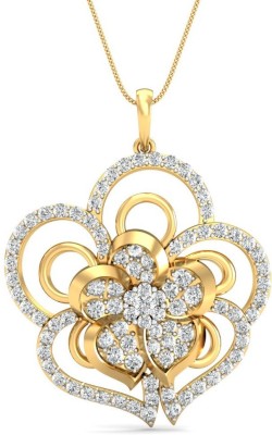 Punjab Jewellers and Sons NA 18kt Diamond Yellow Gold Pendant