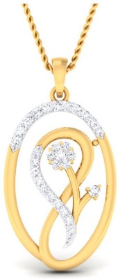 Punjab Jewellers and Sons NA 18kt Diamond Yellow Gold Pendant