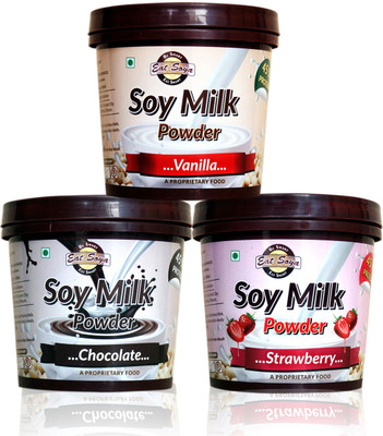 

Eat Soya CVS SF Pack 3 Plant-Based Protein(1200 g, Chocolate,Vanilla,Strawberry)