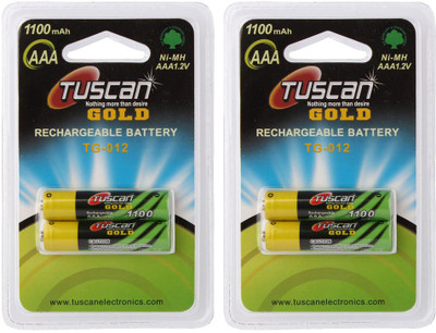 

Tuscan GOLD AAA 1100mAh 2 Pack (4Pcs) Rechargeable Ni-MH Battery