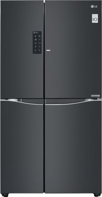 LG 675 L Frost Free Side by Side Refrigerator Luminous Black, GC M247UGLB
