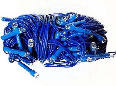 EmmEmm 35 LEDs 9.14 m Blue Steady String Rice Lights(Pack of 1)