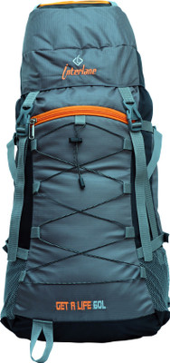 

Interlane S.K Get A Life Design Rucksack Bag (Grey) 60 L Rucksack - 60 L(Grey)