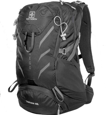 

Way North WayNorth 40 Ltrs Rucksack Hiking Trekking Premium Quality Bag With Raincover Rucksack - 40(Black)