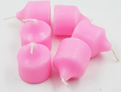 

ME&YOU Decorative Designer Scented Candles for Diwali, Designer candles for Diwali Decorating Items, Pink Color Diwali Candle IZ18ScentedCandlesPack6Simple-Pink-007(50 g)
