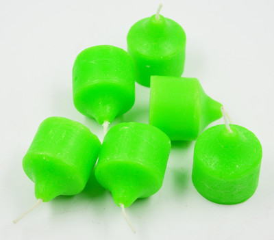 

ME&YOU Decorative Designer Scented Candles for Diwali, Designer candles for Diwali Decorating Items, Green Color Diwali Diya IZ18ScentedCandlesPack6Simple-Green-007(50 g)