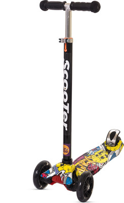 

Baybee Doodle Skate Scooter for Kids 2 Wheel BEAUTIFUL Scooter(Yellow, Multicolor)