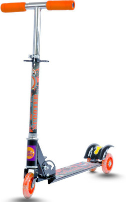 

Baybee Skate Scooter For Kids 3 Wheel Lean Outdoor Toy Scooter(Orange)