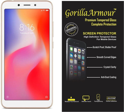 Gorilla Armour Tempered Glass Guard for Mi Redmi 6A(Pack of 1)