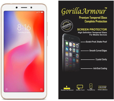 Gorilla Armour Tempered Glass Guard for Mi Redmi 6(Pack of 1)