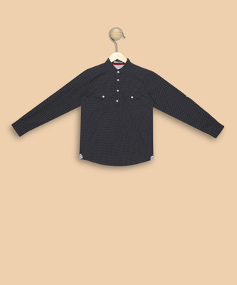 

Pepe Jeans Boys Printed Casual Dark Blue Shirt, Navy