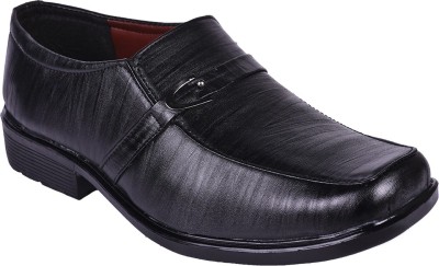 somugi Black Formal Men's Slip on Shoes Slip On For Men(Black)