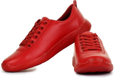 

D-SNEAKERZ Casual , Partywear Sneakers Shoes For Men's And Boys Black Color Party Wear For Men Sneakers For Men(Red
