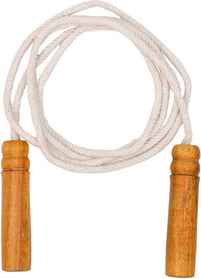 

SVR Jump Twisted Cotton Heavy For All Age Groups Freestyle Skipping Rope(White, Length: 133 cm)