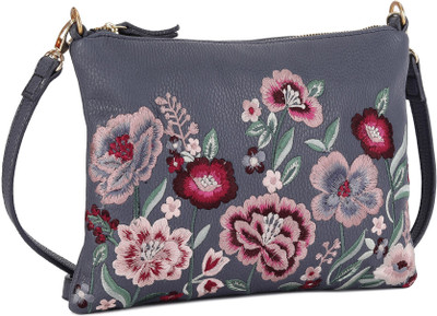 

Accessorize Women Casual Blue PU Sling Bag