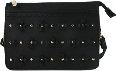 

Van Heusen Women Casual Black PU Sling Bag