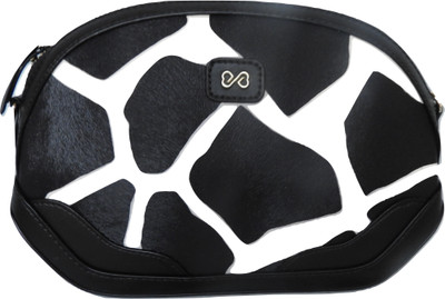 

Avani Women Evening/Party Black Leatherette Sling Bag