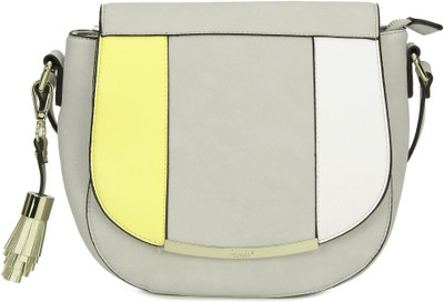 

Dune London Women Casual Grey Genuine Leather Sling Bag