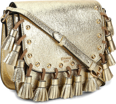 

Dune London Women Casual Gold PU Sling Bag