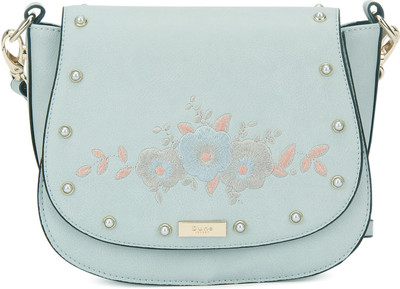 

Dune London Women Casual Blue Genuine Leather Sling Bag