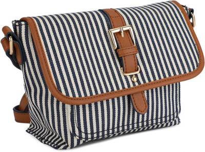 

Accessorize Women Casual Blue PU Sling Bag