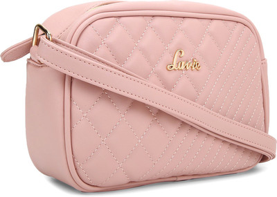 Lavie Women Casual Pink PU Sling Bag