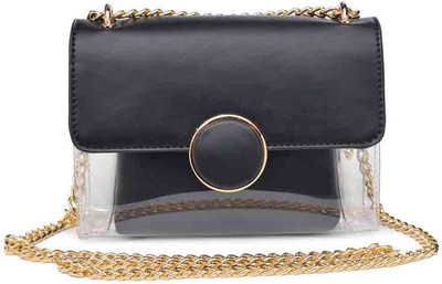 

Urban Expressions Women Casual Black PU Sling Bag