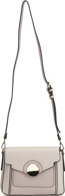 

Accessorize Women Casual Grey PU Sling Bag