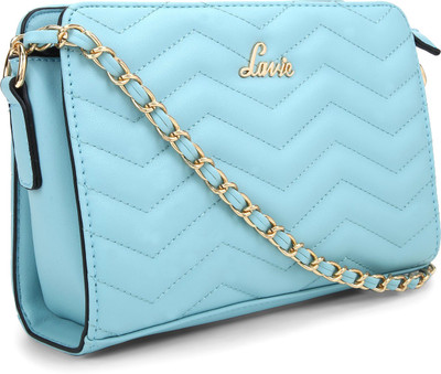 

Lavie Women Casual Blue PU Sling Bag
