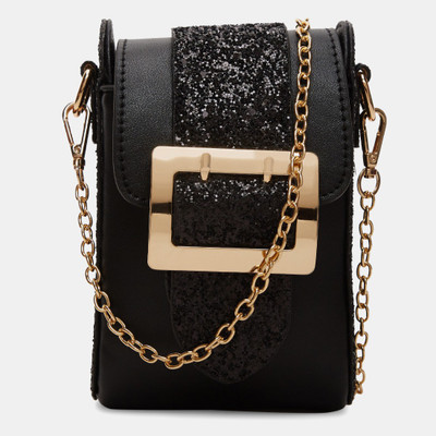 

Miss CL Women Casual Black Leatherette Sling Bag