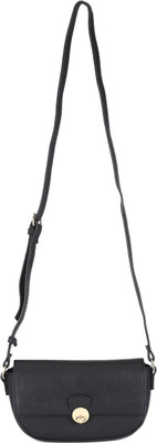 

Accessorize Women Casual Black PU Sling Bag