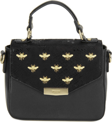 

Dune London Women Evening/Party Black Genuine Leather Sling Bag