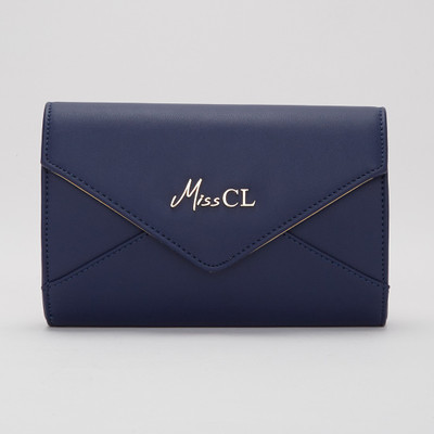 

Miss CL Women Casual Blue Leatherette Sling Bag